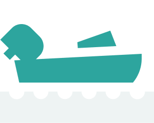 Boat icon showing guided boat trips