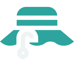 Person fishing icon representing solo fishing sessions